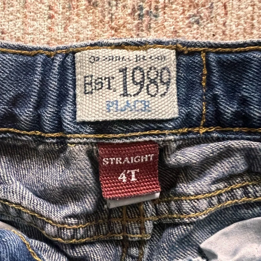 The Children's Place Blue Jeans Elastic Waist